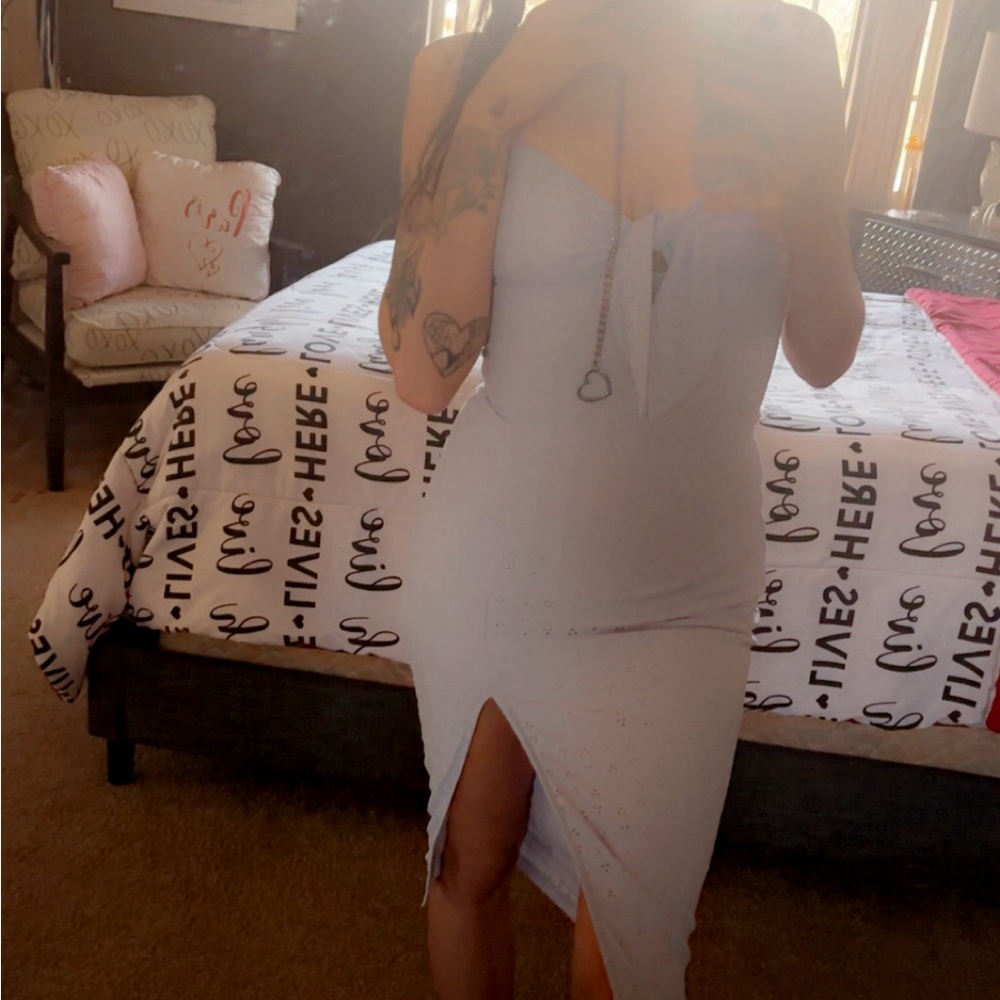 Windsor Light purple Strapless Dress - Picture 5 of 8